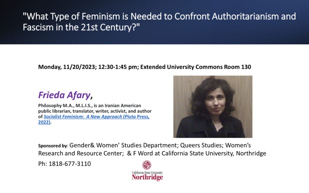 What Type of Feminism is Needed to Confront Authoritarianism and Fascism in the 21st Century?